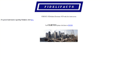 Desktop Screenshot of fidelifacts.net